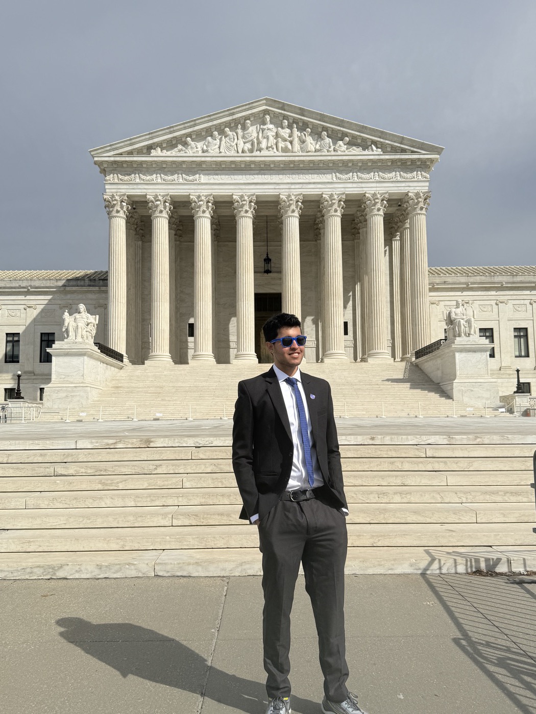 Me in front of the Supreme Court